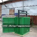Пресс механический винтовой 4 тонны для отходов макулатуры, плёнки ПЭТ бутылки пластика ветоши и текстиля