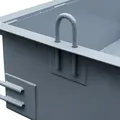 Ящик строительный металлический 1.0 м./куб.