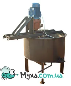 Concrete mixer BS-250 for forced mixing of concrete and solutions