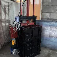 EURO Hydraulic press 5 tons for waste paper, PET films, plastic bottles, rags and textiles