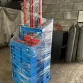 ЄВРО Гідравлічний прес 5 тонн для відходів макулатури, плівки, ПЕТ пляшки, пластика дрантя і текстилю