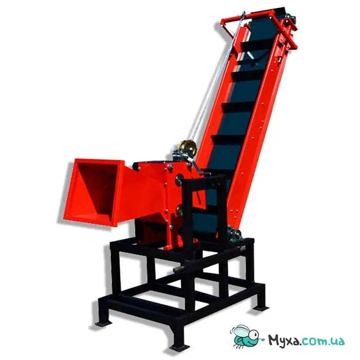 Wood shredder TN-130TK with 2m conveyor belt