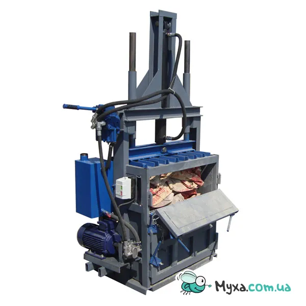 6 ton hydraulic press for waste paper, polyethylene films, bottles of plastic, rags and textiles