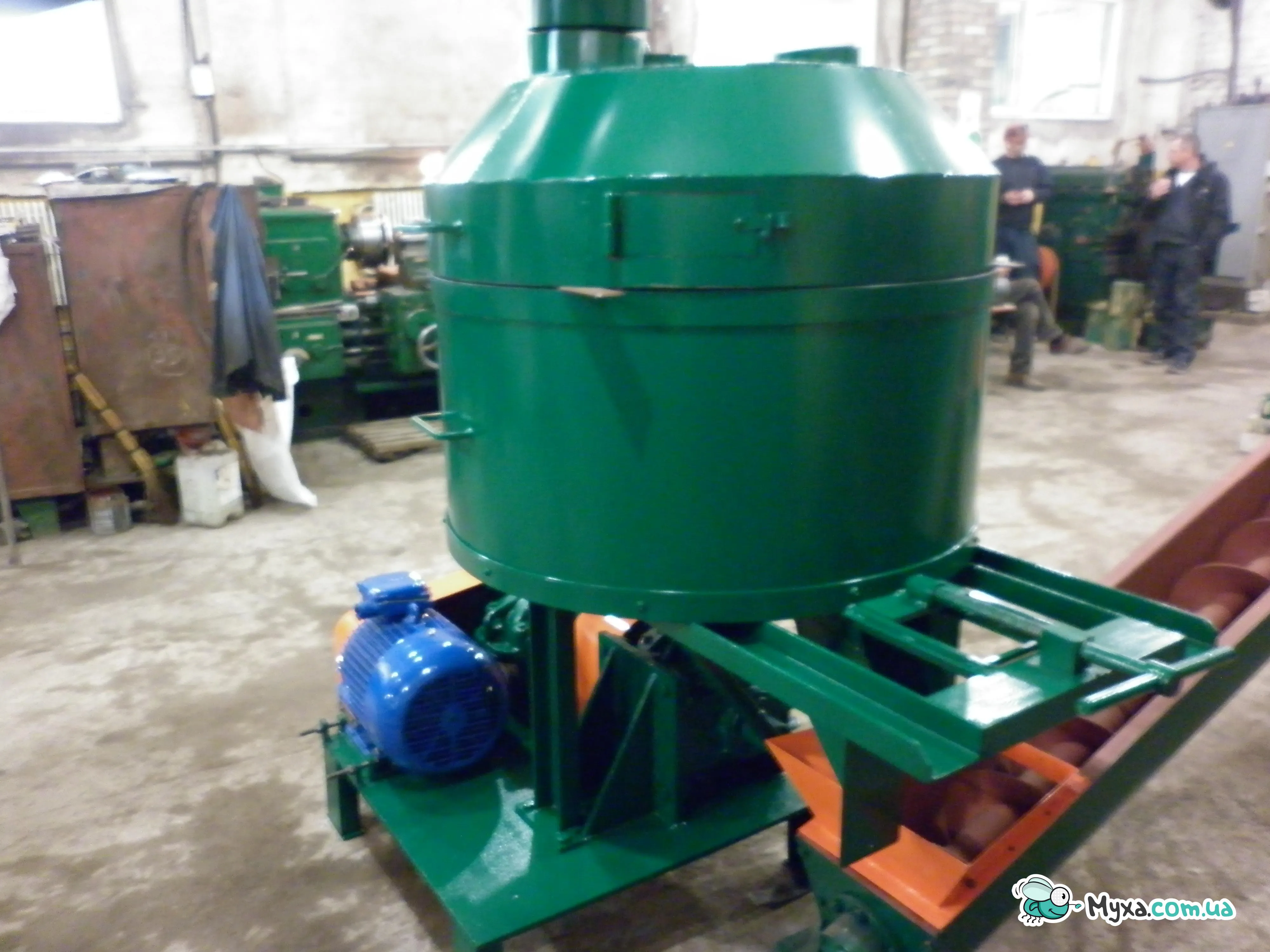 Sliding mixer SB-1000 for preparation of molding sands in foundry