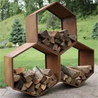 Дровник СОТЫ 1 метр - уличный дровяной шкаф