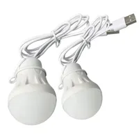 USB яркие светодиодные ЛЕД LED лампы 5В - 3Вт для повербанков