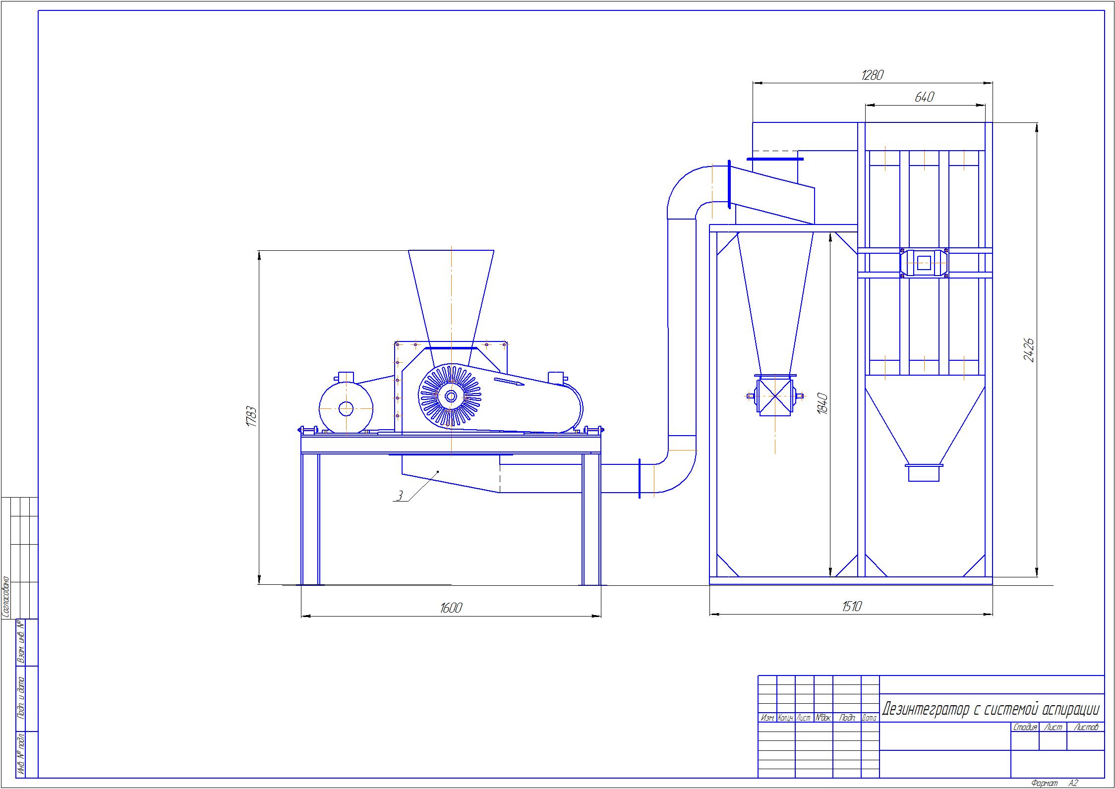 Simple Grinding Mill Complex based on Disintegrator