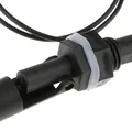 Float level sensor for water and liquids - Black Plastic - up to 220V