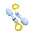 Float level sensor for water and liquids - White Plastic 52 mm - up to 220V