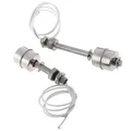 Float level sensor for water and liquids - Stainless steel 45, 75, 100, 150, 200, 300 and 400 mm - up to 220V