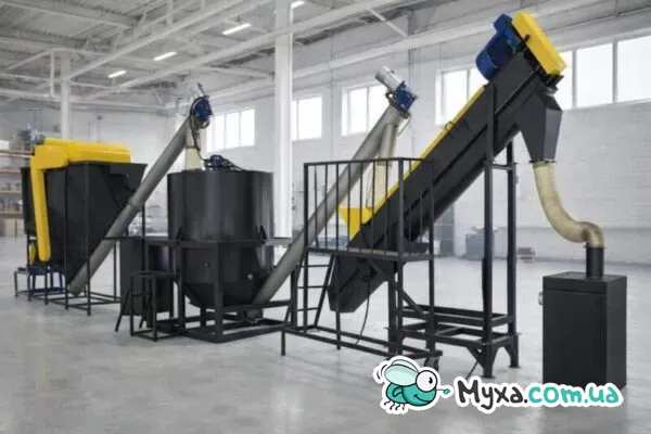 Комплекс переробки ПЕТ тари