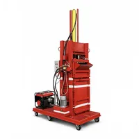 Передвижной 12 тонный гидравлический пресс для макулатуры, ПЭТ и плёнки